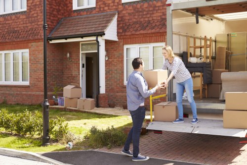 Professional van loading for student removals in Stjohnswood