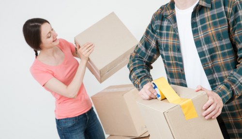 Office removals team planning a business relocation in Stjohnswood