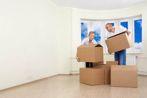 Risk assessment being carried out before a move in St Johns Wood