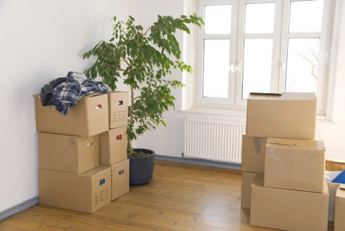 Prepared piano ready for secure relocation in Stjohnswood