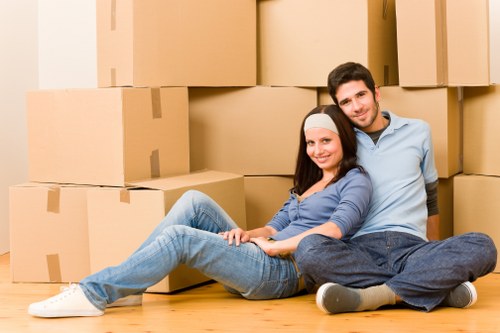 IT equipment and office technology prepared for transport