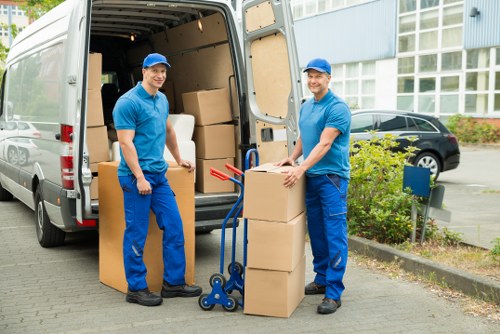 Protective wrapping used for delicate furniture removals in Stjohnswood